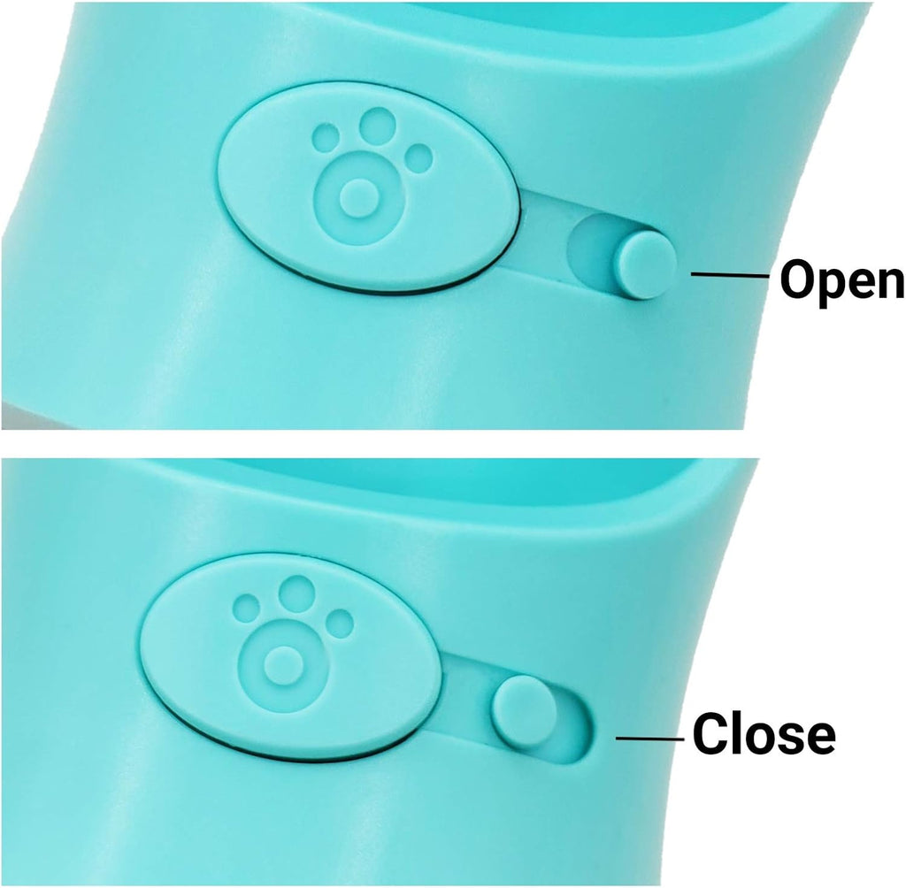  Portable Pet Water Bottle Dispenser (12 OZ, Blue)